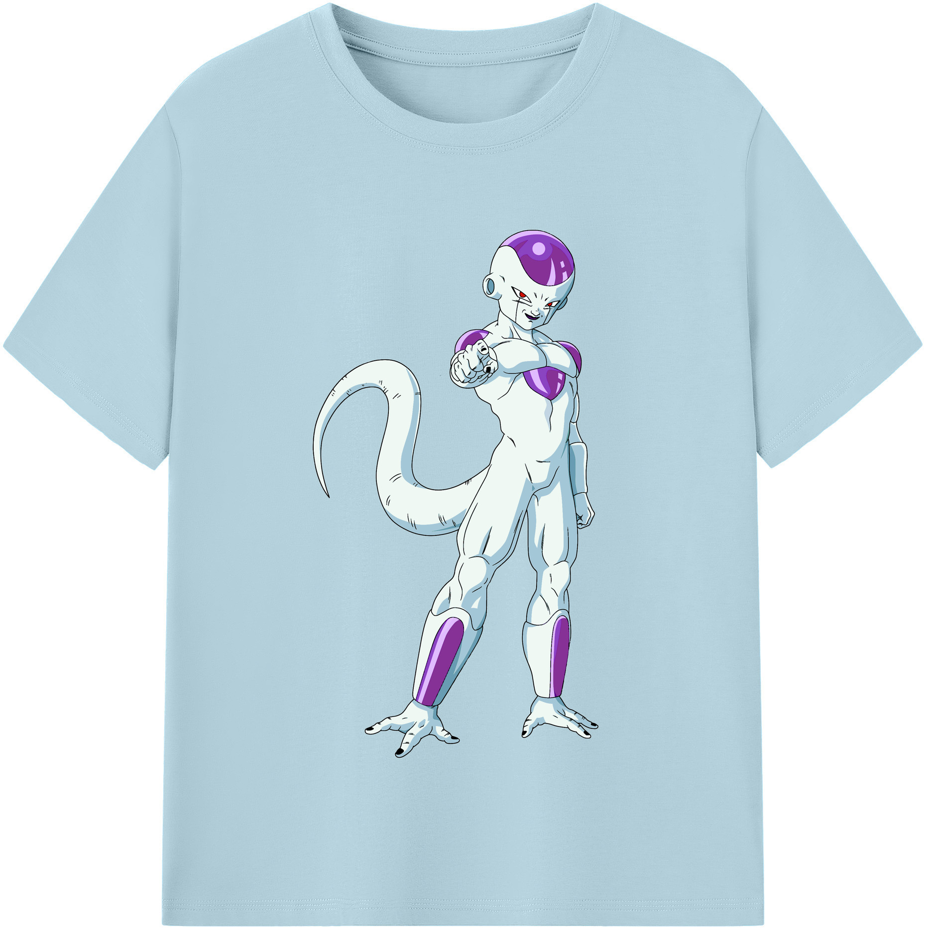 （画像用） ドラゴンボール フリーザ DRAGON BALL Frieza 綿100％半袖Tシャツ（フロントプリント）